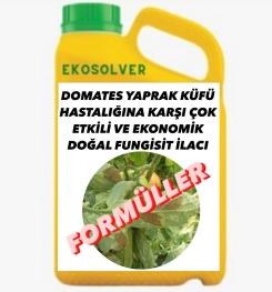 DOMATES YAPRAK KÜFÜ HASTALIĞINA KARŞI ÇOK ETKİLİ VE EKONOMİK DOĞAL FUNGİSİT İLACI İMALAT FORMÜLÜ VE ÜRETİM YÖNTEMİ VE UYGULAMA DOZAJLARI