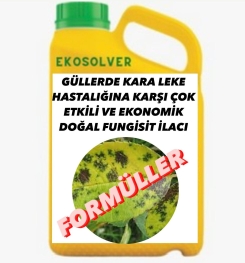 GÜLLERDE KARA LEKE  HASTALIĞINA KARŞI ÇOK ETKİLİ VE EKONOMİK DOĞAL FUNGİSİT İLACI İMALAT FORMÜLÜ VE ÜRETİM YÖNTEMİ VE UYGULAMA DOZAJLARI