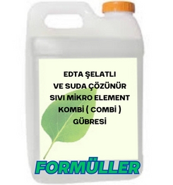 EDTA ŞELATLI VE SUDA ÇÖZÜNÜR SIVI MİKRO ELEMENT KOMBİ ( COMBİ ) GÜBRESİ ÜRETİM FORMÜLLERİ VE ÜRETİM YÖNTEMLERİ – 1