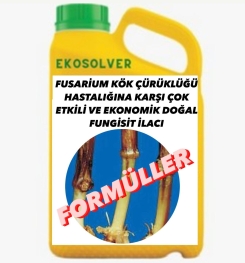 FUSARİUM KÖK ÇÜRÜKLÜĞÜ HASTALIĞINA KARŞI ÇOK ETKİLİ VE EKONOMİK DOĞAL FUNGİSİT İLACI İMALAT FORMÜLÜ VE ÜRETİM YÖNTEMİ VE UYGULAMA DOZAJLARI