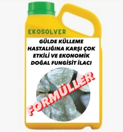 GÜLDE KÜLLEME HASTALIĞINA KARŞI ÇOK ETKİLİ VE EKONOMİK DOĞAL FUNGİSİT İLACI İMALAT FORMÜLÜ VE ÜRETİM YÖNTEMİ VE UYGULAMA DOZAJLARI