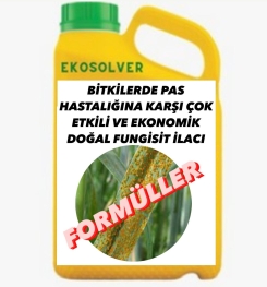 BİTKİLERDE PAS HASTALIĞINA KARŞI ÇOK ETKİLİ VE EKONOMİK DOĞAL FUNGİSİT İLACI İMALAT FORMÜLÜ VE ÜRETİM YÖNTEMİ VE UYGULAMA DOZAJLARI