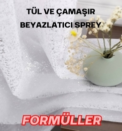 TÜL VE ÇAMAŞIR BEYAZLATICI SPREY ÜRETİM FORMÜLLERİ VE ÜRETİM YÖNTEMLERİ