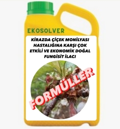 KİRAZDA ÇİÇEK MONİLYASI HASTALIĞINA KARŞI ÇOK ETKİLİ VE EKONOMİK DOĞAL FUNGİSİT İLACI İMALAT FORMÜLÜ VE ÜRETİM YÖNTEMİ VE UYGULAMA DOZAJLARI