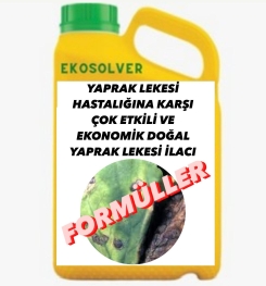 YAPRAK LEKESİ HASTALIĞINA KARŞI ÇOK ETKİLİ VE EKONOMİK DOĞAL YAPRAK LEKESİ İLACI İMALAT FORMÜLÜ VE ÜRETİM YÖNTEMİ VE UYGULAMA DOZAJLARI