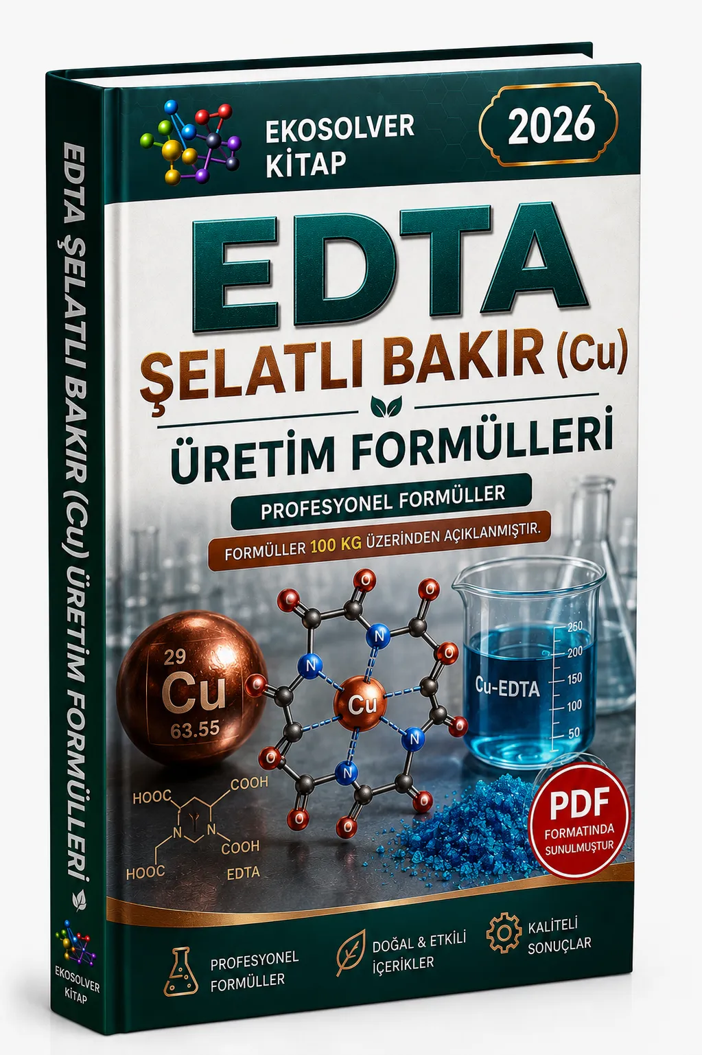 EDTA ŞELATLI BAKIR (Cu) ÜRETİM FORMÜLLERİ VE İMALAT YÖNTEMLERİ