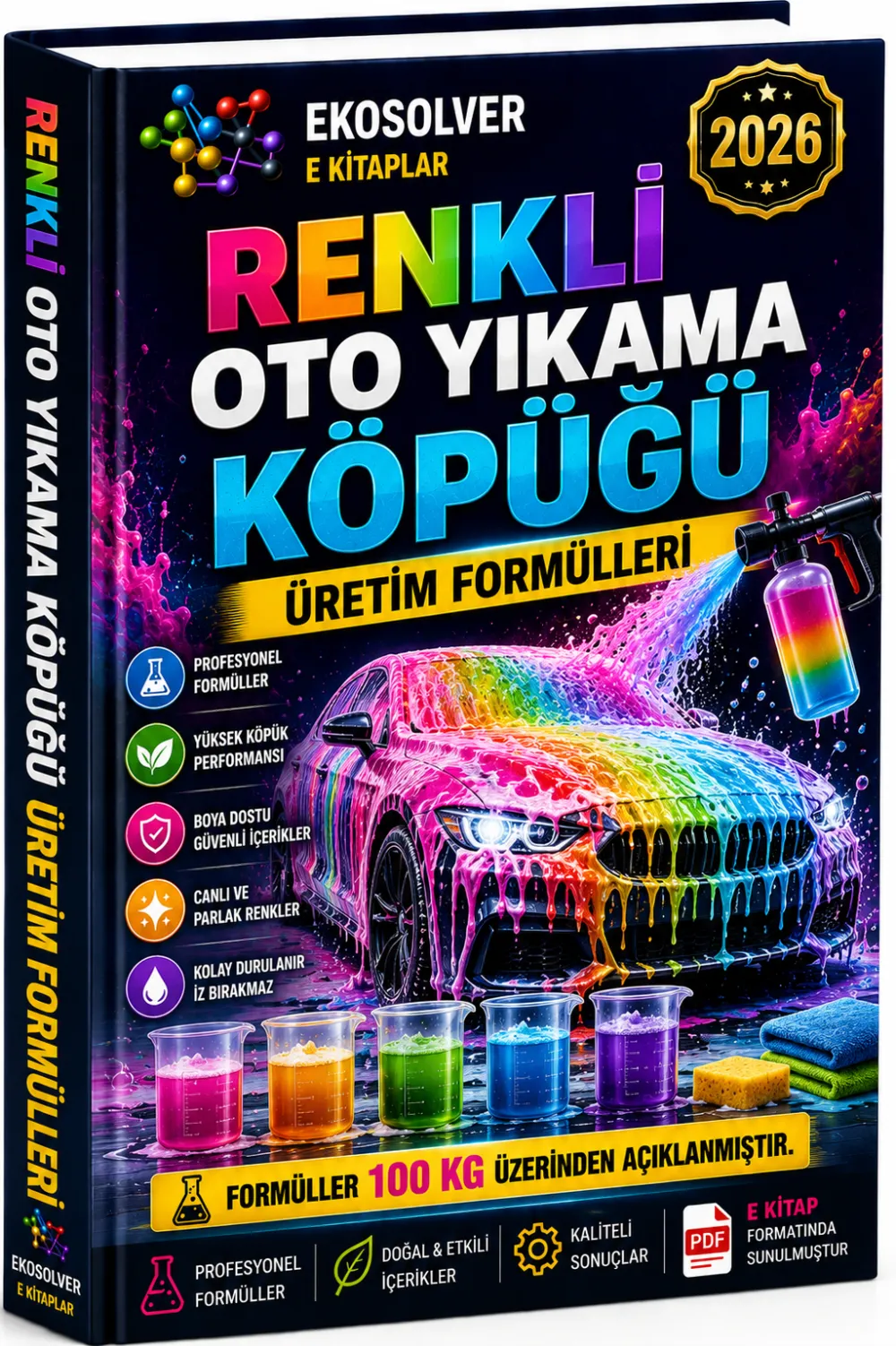 RENKLİ OTO YIKAMA KÖPÜĞÜ ÜRETİM FORMÜLLERİ VE ÜRETİM YÖNTEMLERİ