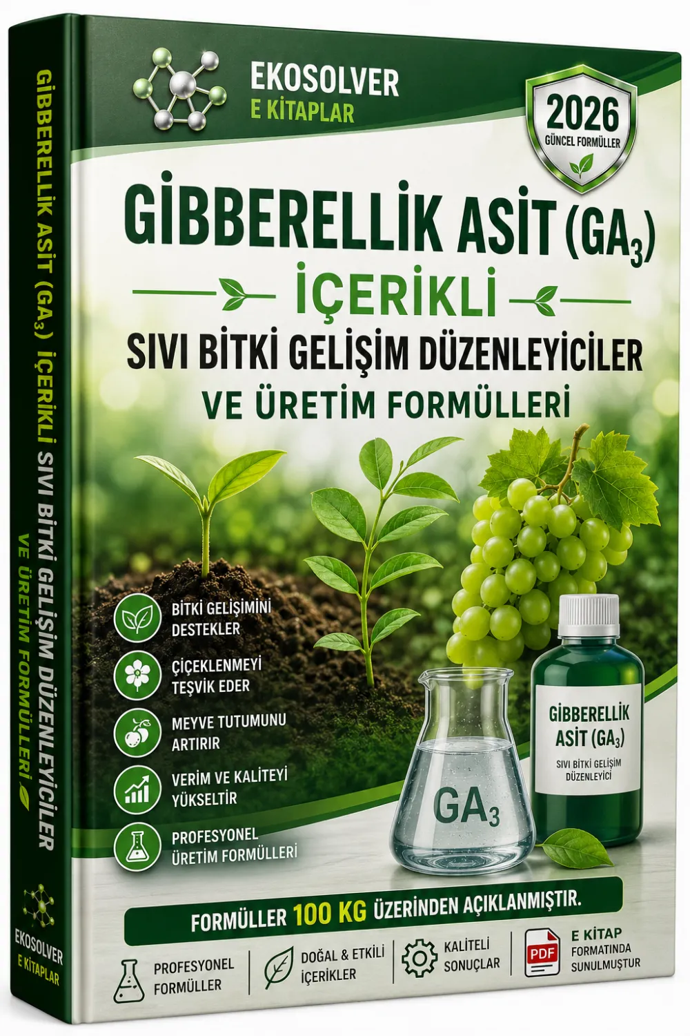GİBBERELLİK ASİT (GA₃) İÇERİKLİ SIVI BİTKİ GELİŞİM DÜZENLEYİCİLER VE ÜRETİM FORMÜLLERİ